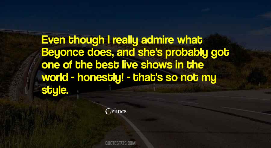 Quotes About Admire #1667467