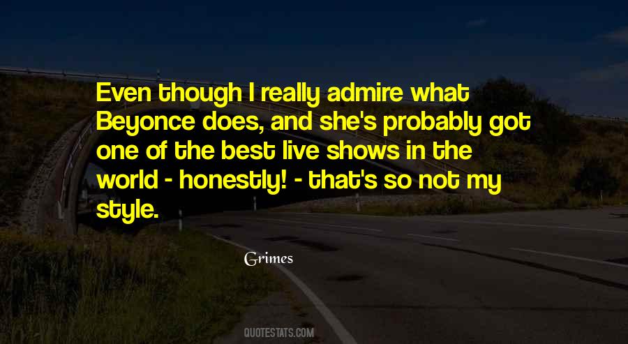 Quotes About Admire #1667467