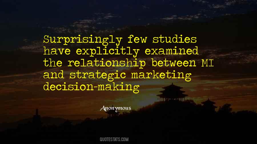 Quotes About Strategic Marketing #1675969