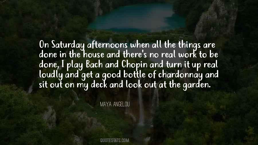 Quotes About Saturday Afternoons #893122