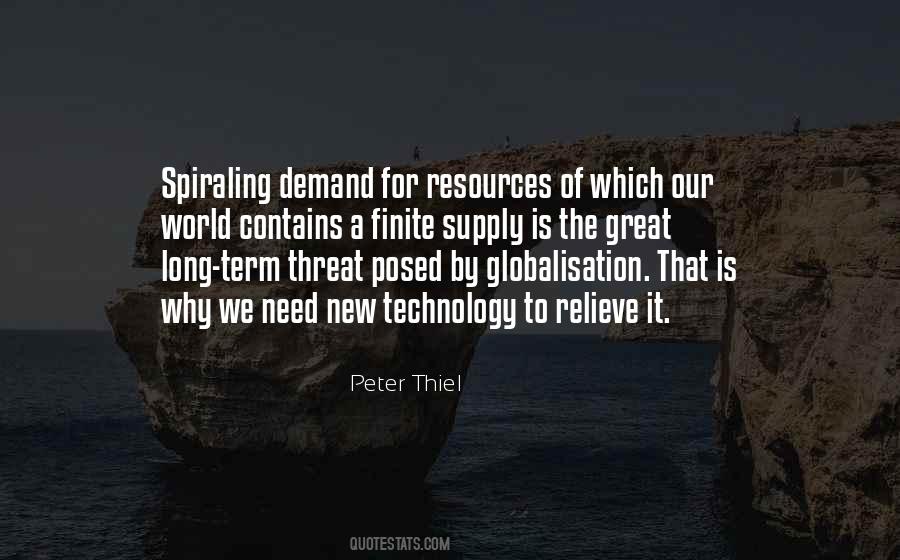 Finite Resources Quotes #1435380