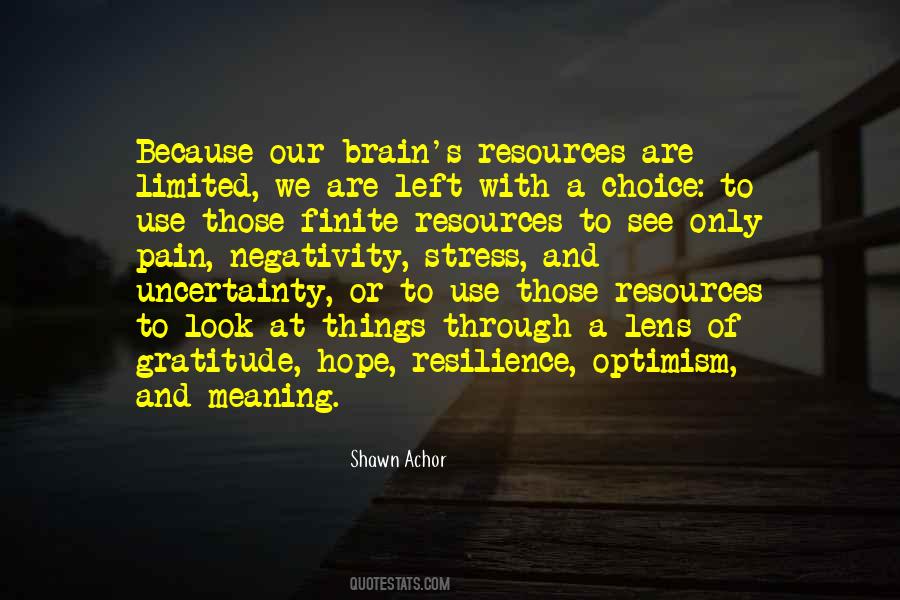 Finite Resources Quotes #1676985