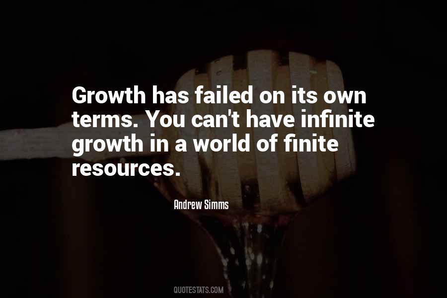Finite Resources Quotes #419342