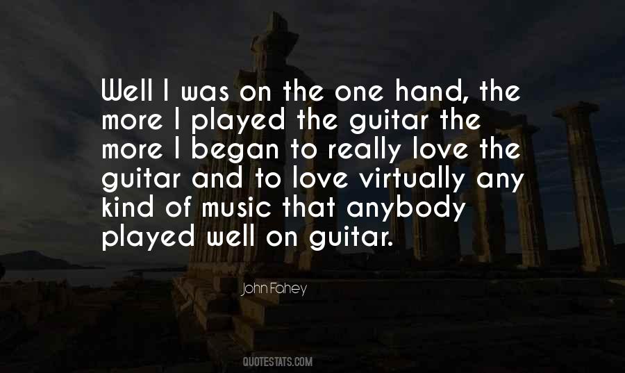 Quotes About Guitar And Love #1453423