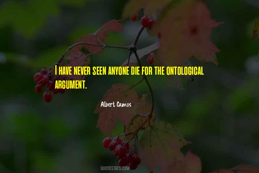 Quotes About Ontological Argument #1831999