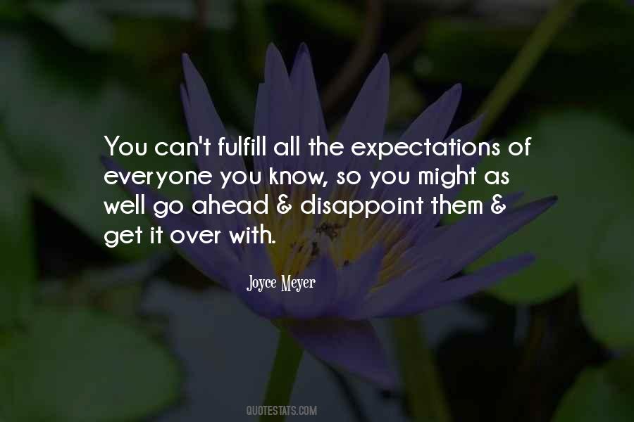 Quotes About Over Expectations #1206769