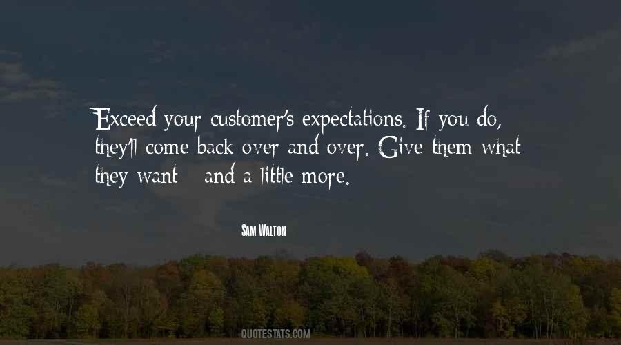 Quotes About Over Expectations #564673