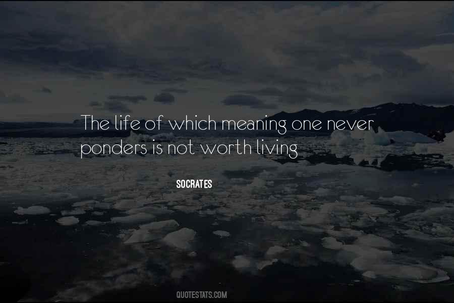 Life Socrates Quotes #1629741