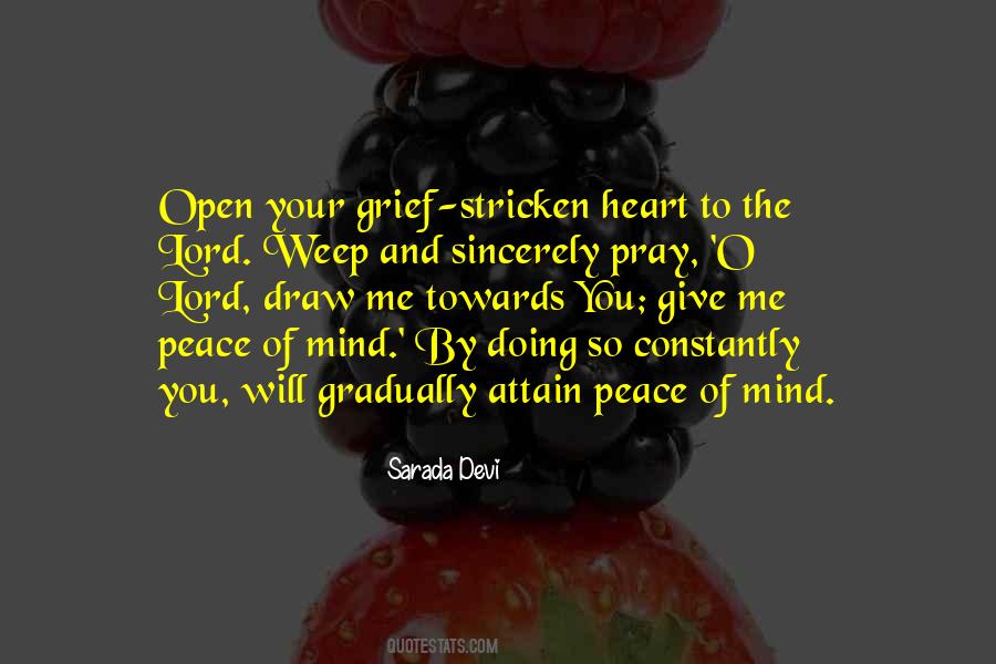 Quotes About Peace Of Mind And Heart #906413