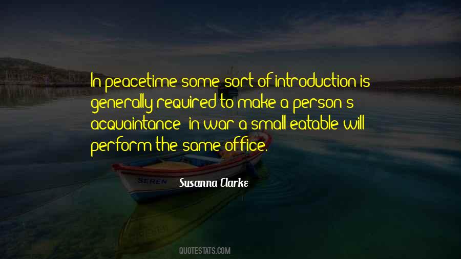 Quotes About Peacetime #1831365