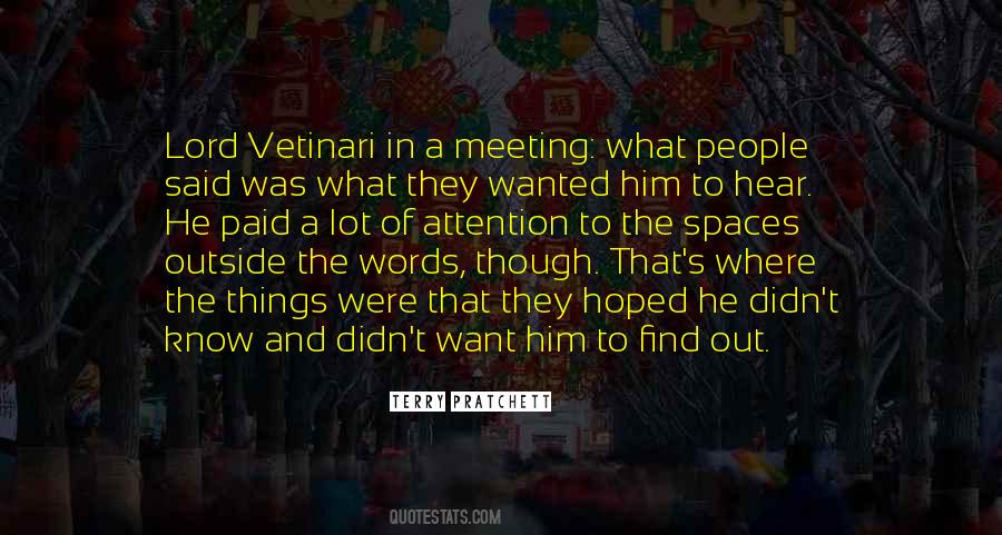 Quotes About Vetinari #1727947