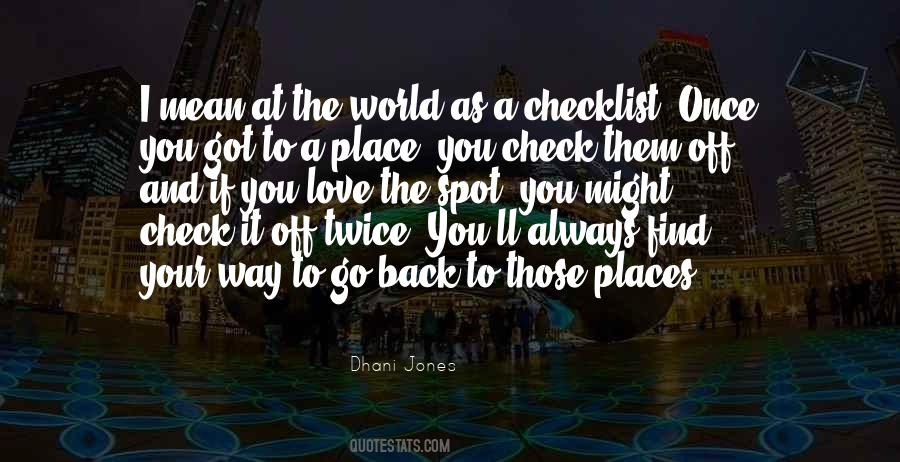 Quotes About A Place You Love #264774