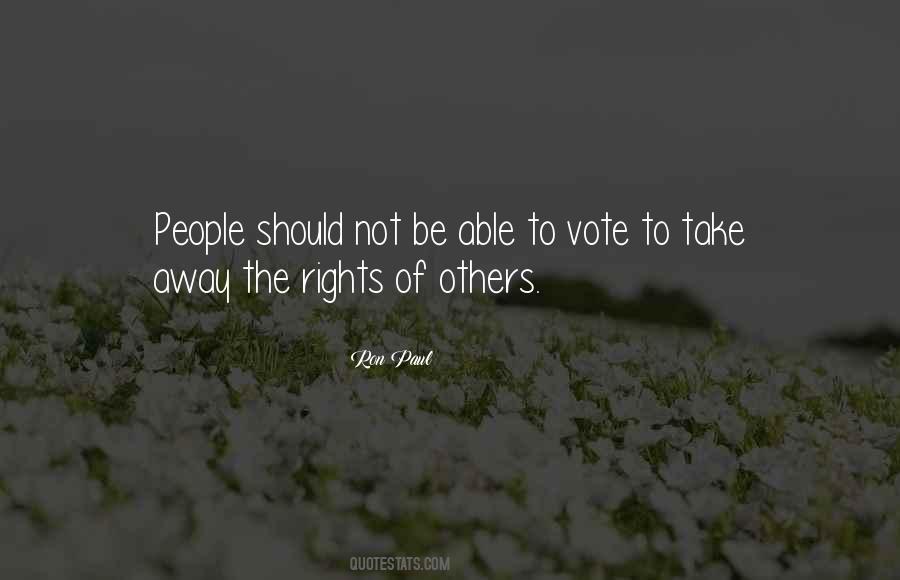 Quotes About Rights To Vote #11224