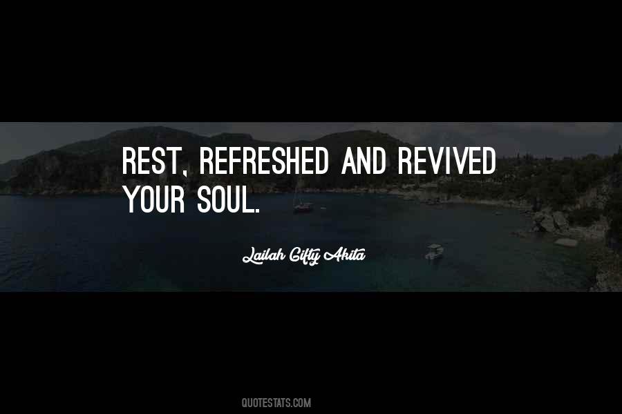 Quotes About Refreshed #1191033