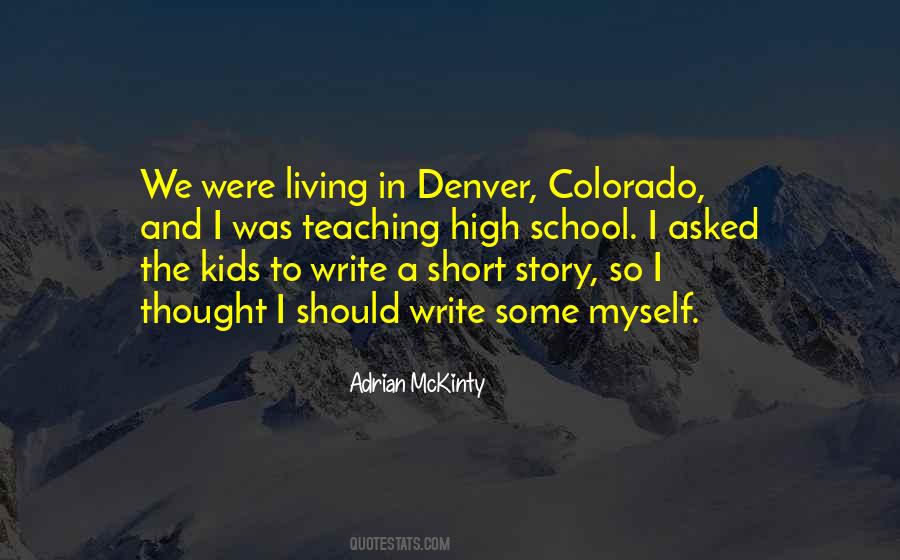 Quotes About Colorado #351119