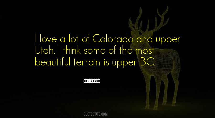 Quotes About Colorado #424879