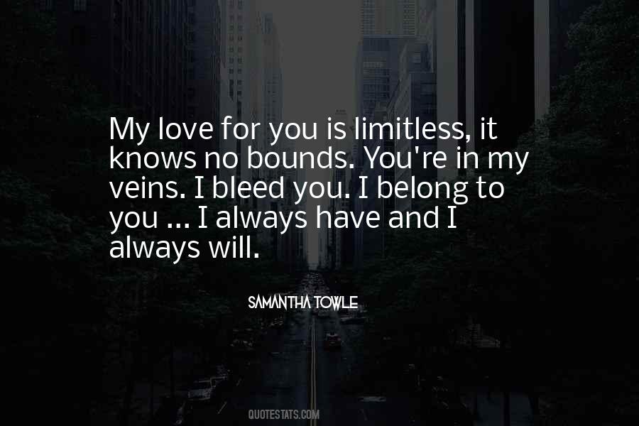 Quotes About My Love For You #1245503