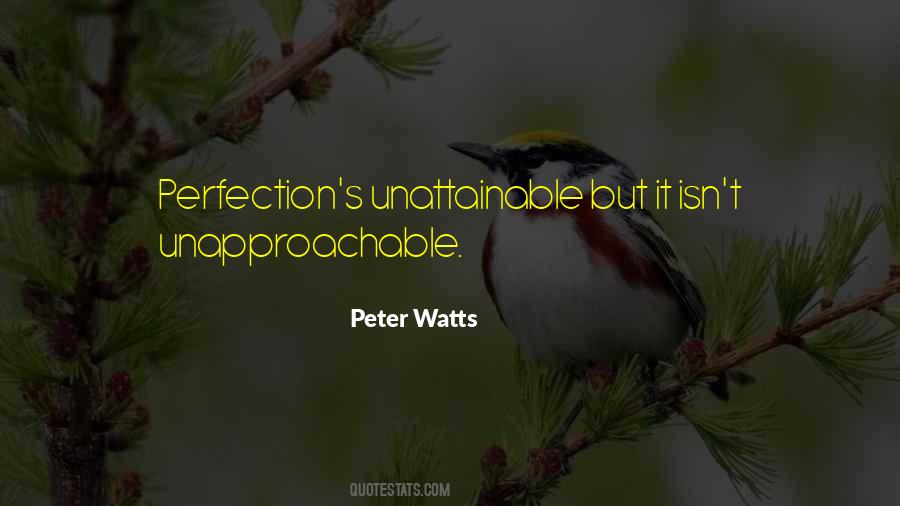Quotes About Unattainable Perfection #675322