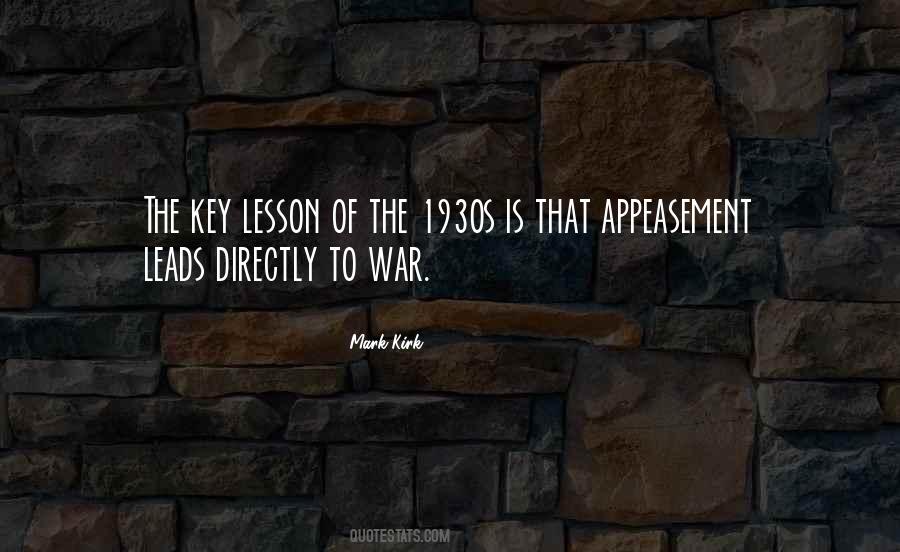 Quotes About Appeasement #402671