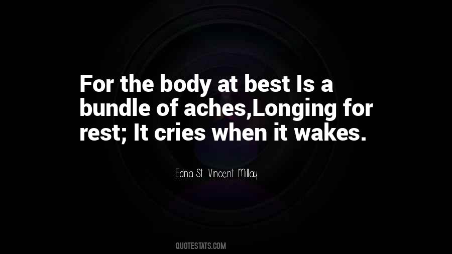 Quotes About Body Aches #1049704
