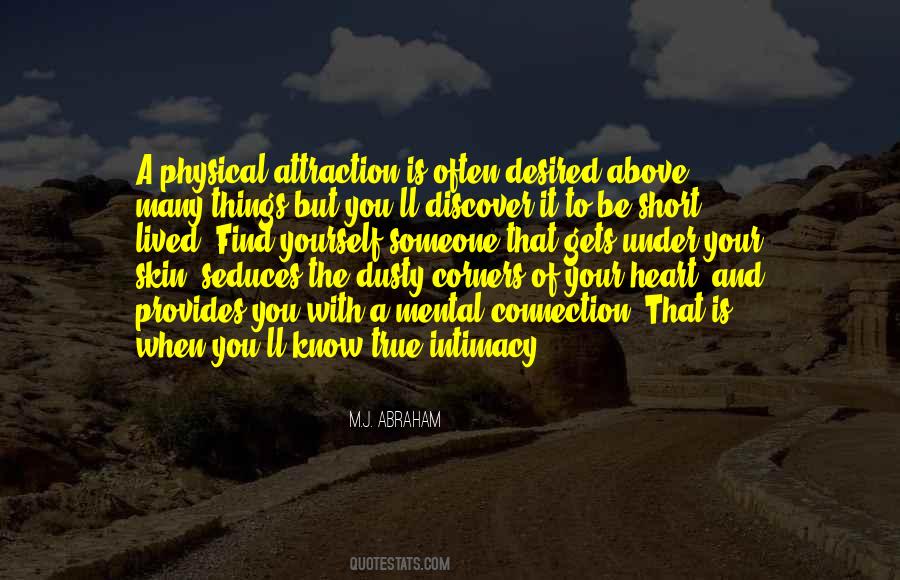 Physical Intimacy Quotes #1525803