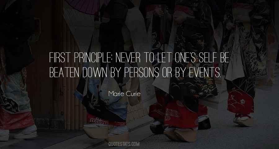 Quotes About Self Principles #1809719