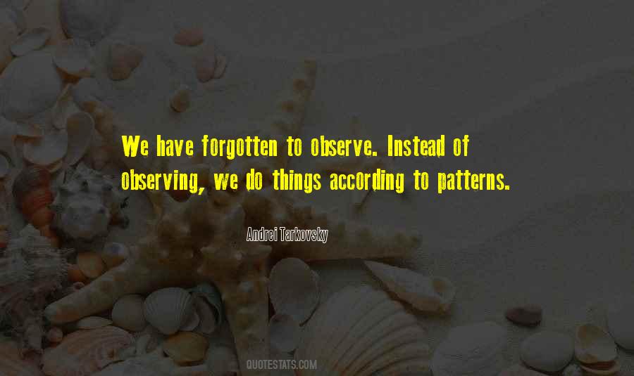 Quotes About Observing Things #1762847