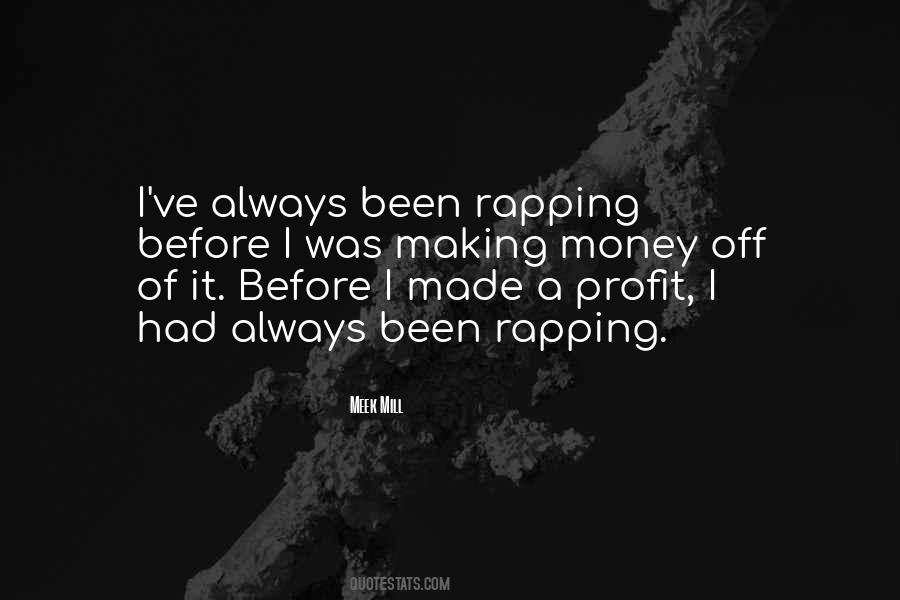 Quotes About Rapping #1578937