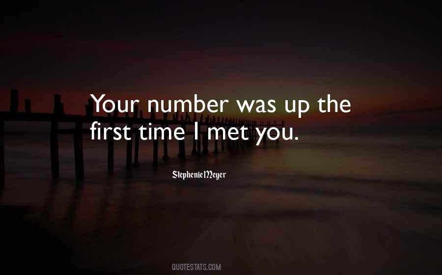 Quotes About The First Time I Met You #1486073