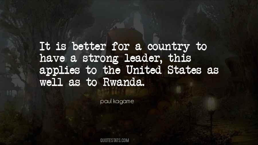 Quotes About Rwanda #1072306