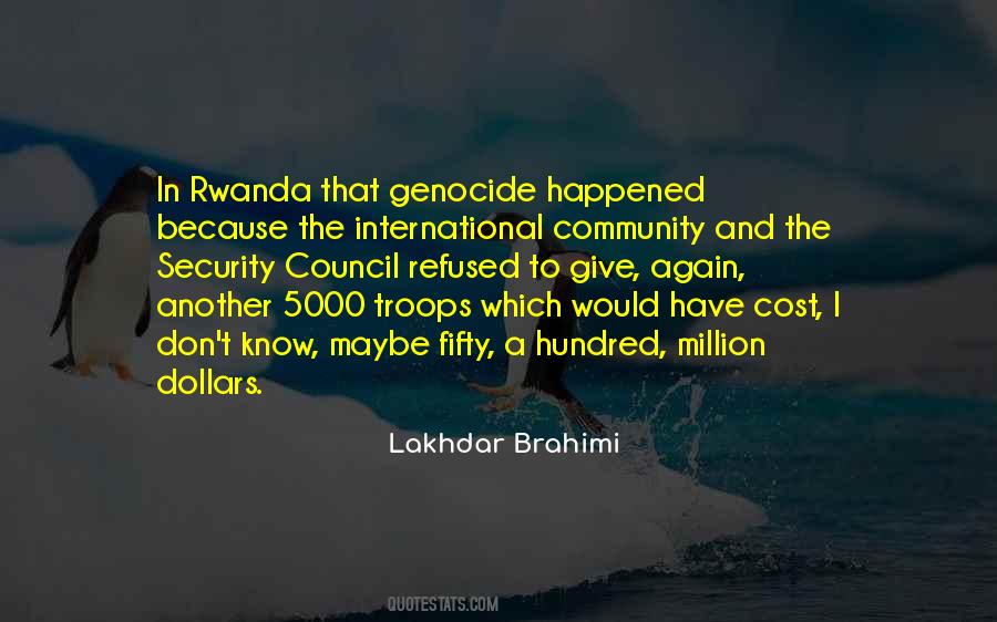 Quotes About Rwanda #1278431