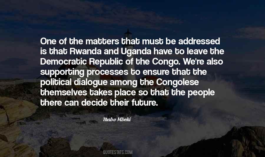 Quotes About Rwanda #1438752