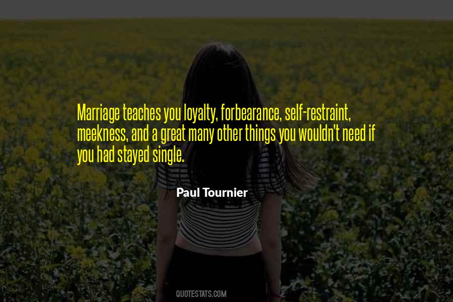 Quotes About Self Restraint #128557