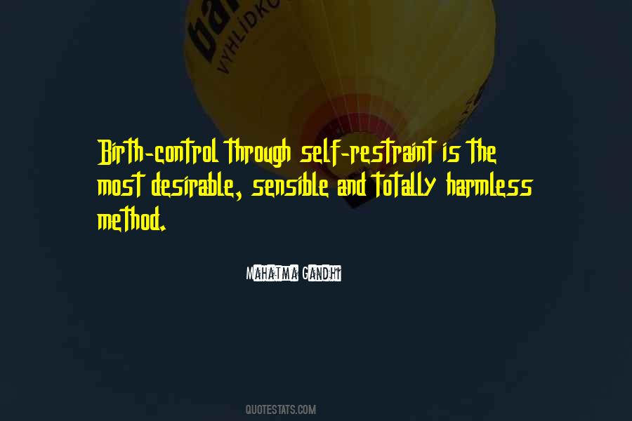 Quotes About Self Restraint #286679