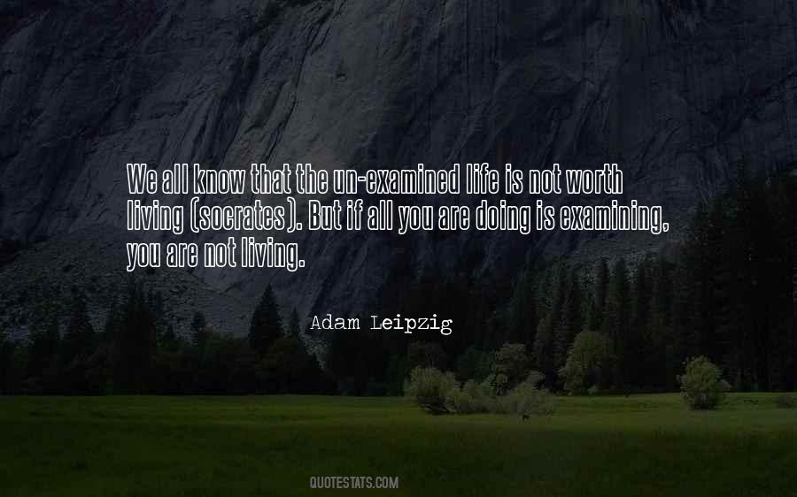 Quotes About Examining #1193866