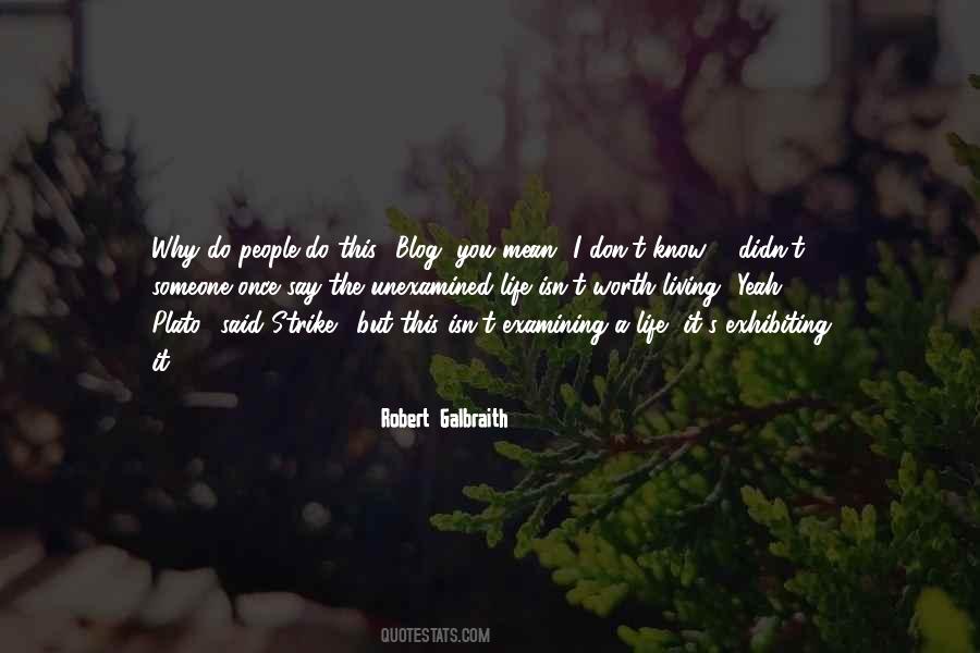 Quotes About Examining #1358268