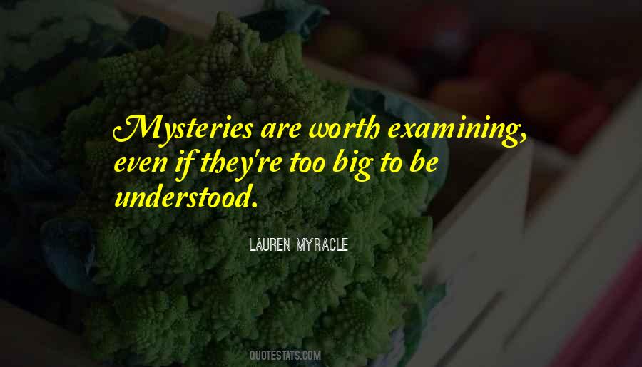 Quotes About Examining #1707265