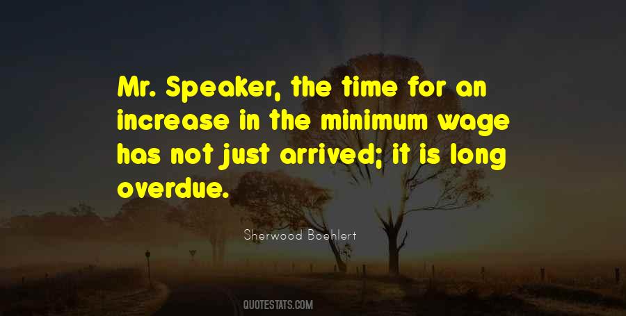 Quotes About Minimum Wage Increase #366270
