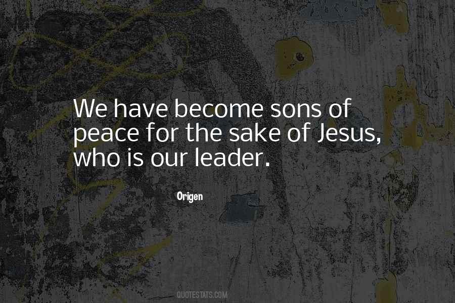 Quotes About Peace Jesus #15608