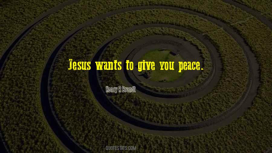Quotes About Peace Jesus #902647