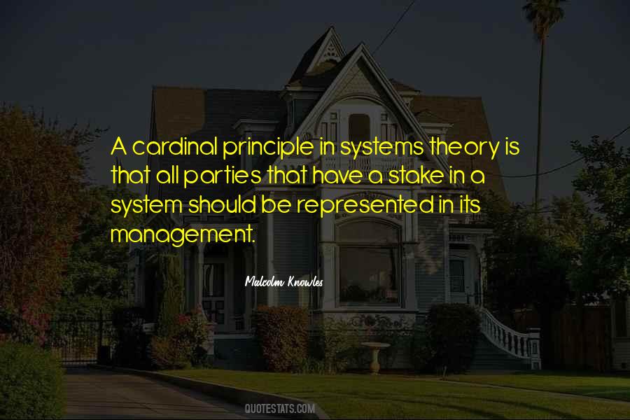 Quotes About Management Theory #188586
