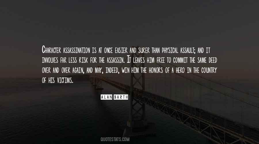 Quotes About Assassination #151678