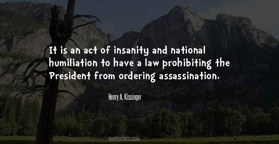 Quotes About Assassination #19480