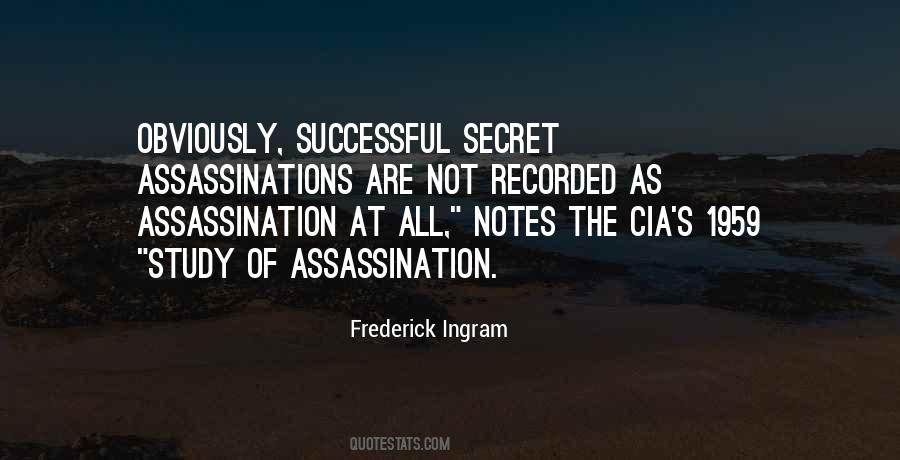 Quotes About Assassination #482270