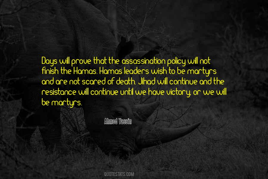 Quotes About Assassination #766409