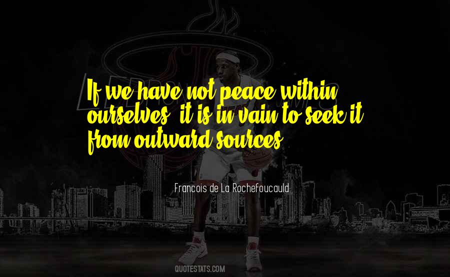 Quotes About Peace From Within #287877