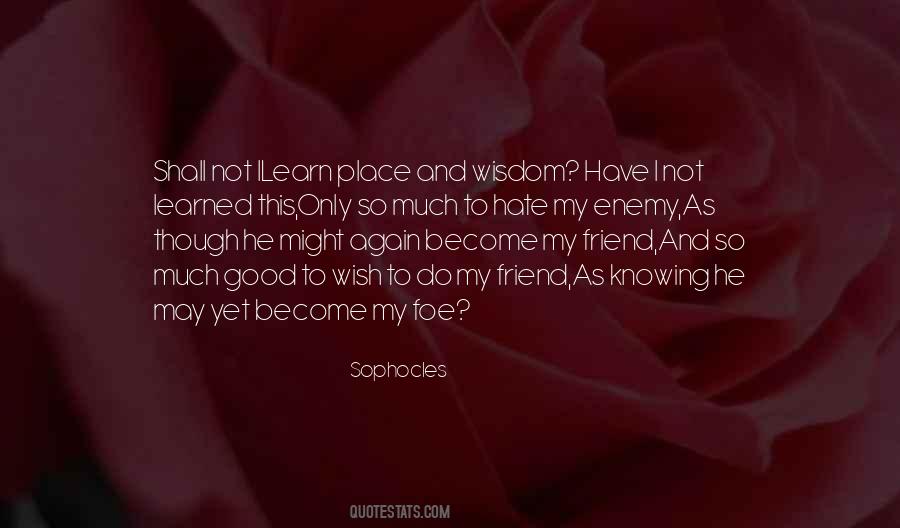 Quotes About Knowing Your Enemy #1750036