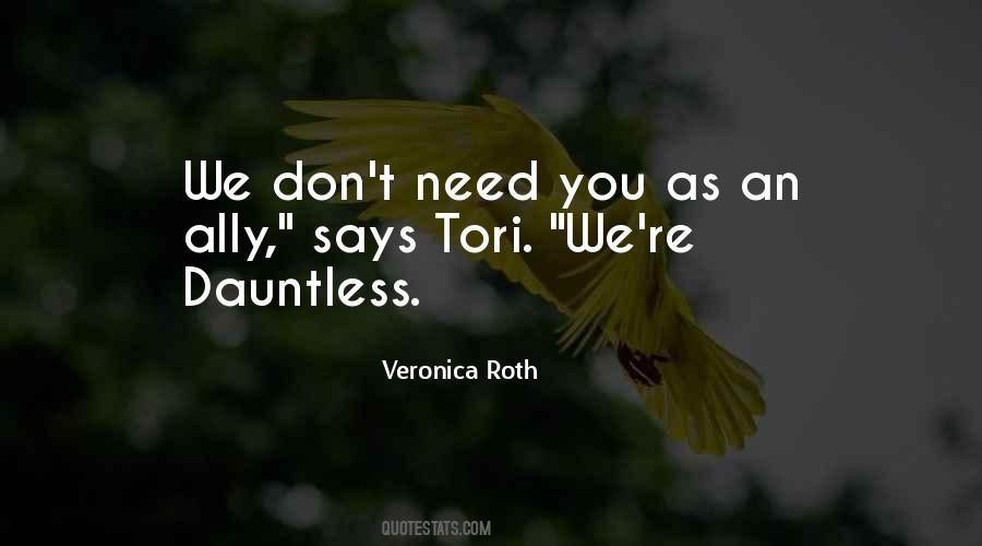Quotes About Dauntless #1047858