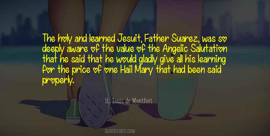 Quotes About Hail Mary #1325006