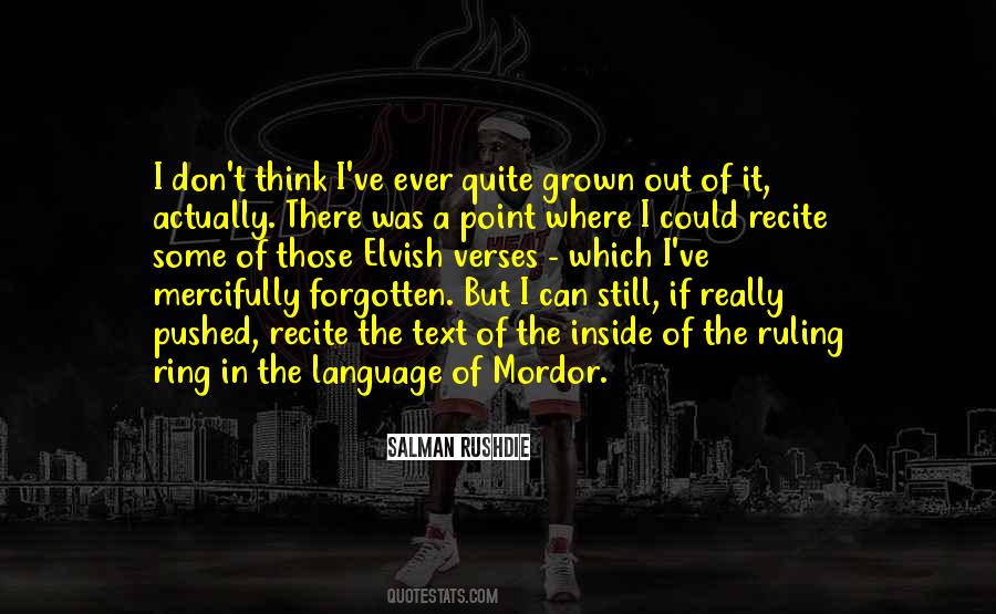 Quotes About Mordor #531735